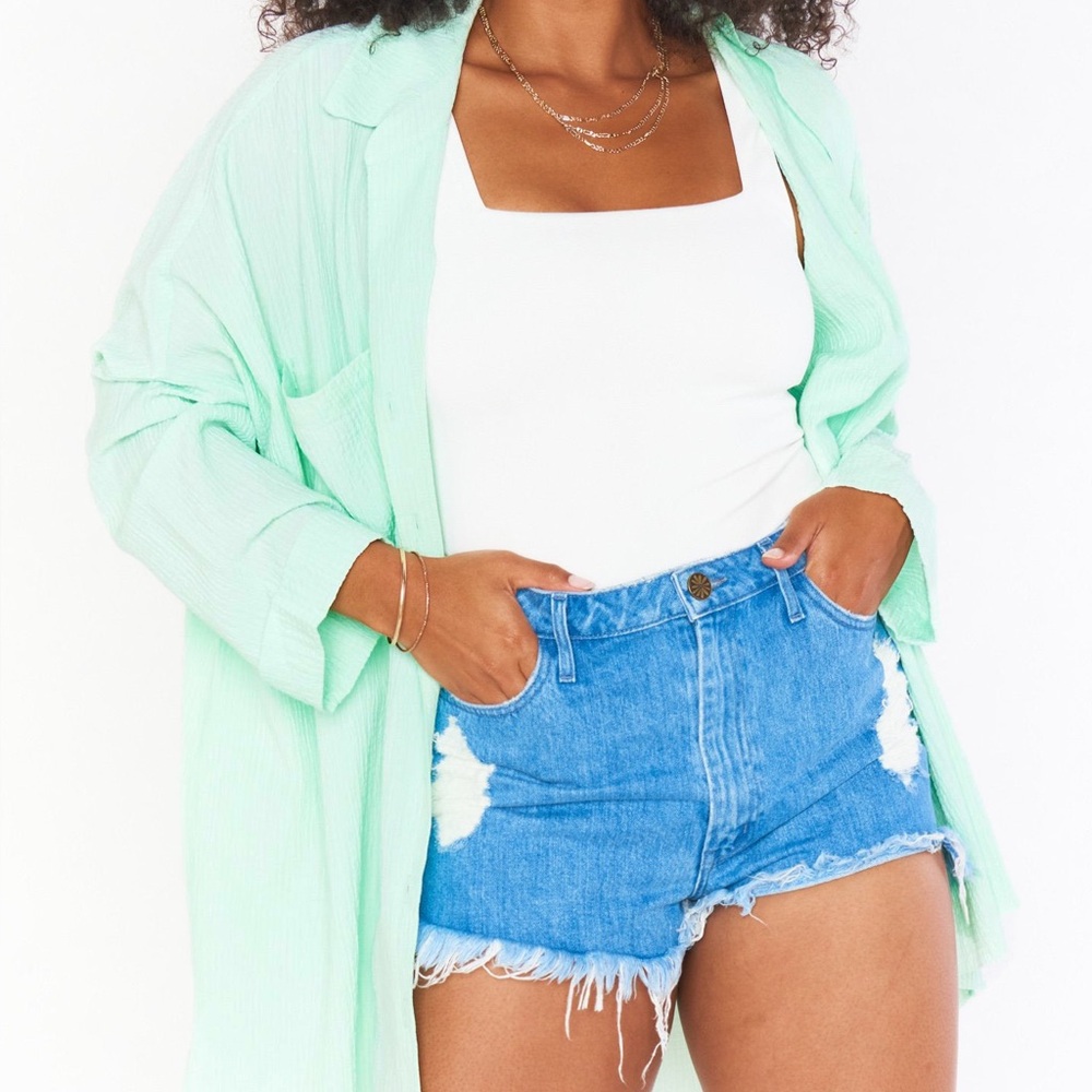 Show me your mumu John’s button down shirt
